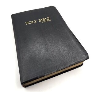 Dugan Holy Bible King James Giant Print Dictionary Concordance Red Letter